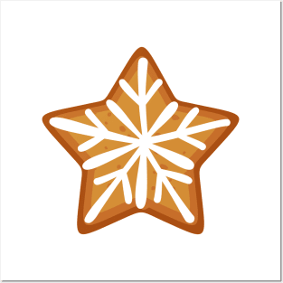 Gingerbread Star Cookie Posters and Art